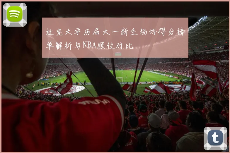 杜克大学历届大一新生场均得分榜单解析与NBA顺位对比