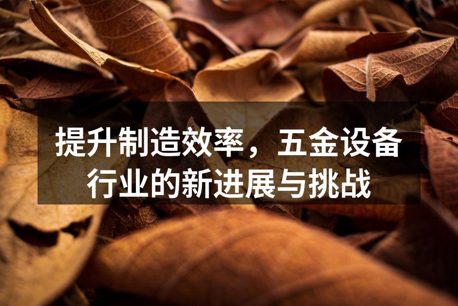 最新五金设备展示
